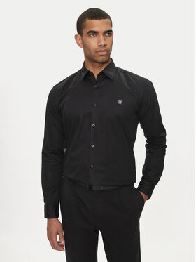 HUGO Hugo Koszula Ermo 50505315 Czarny Slim Fit