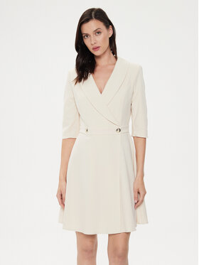 Rinascimento Rinascimento Kokteilinė suknelė CFC0118280003 Écru Regular Fit