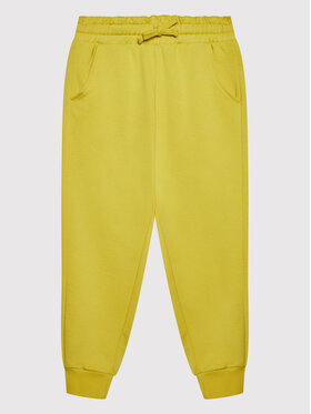 United Colors Of Benetton United Colors Of Benetton Donji dio trenerke 3QLACF00H Žuta Regular Fit