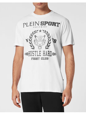 Plein Sport Plein Sport T-Shirt 13043 Biały Regular Fit