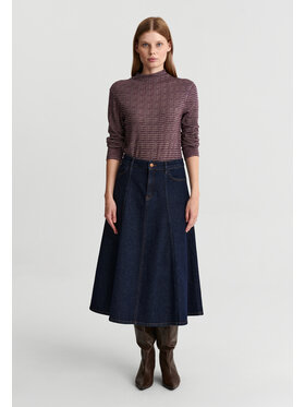TATUUM TATUUM Spódnica jeansowa DETI Granatowy Flare Fit