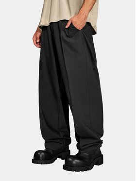 MADE BY SOCIETY MADE BY SOCIETY Spodnie materiałowe Uniform Black Pants - P17635 Czarny Basic Fit