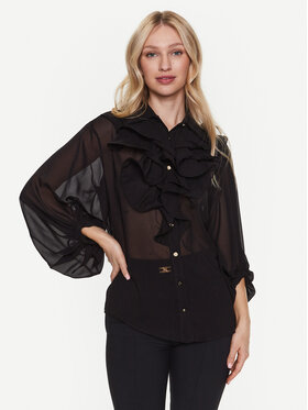 Babylon Babylon Риза S_S00379 Черен Regular Fit