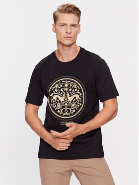 Trussardi Trussardi Póló 52T00776 Fekete Regular Fit