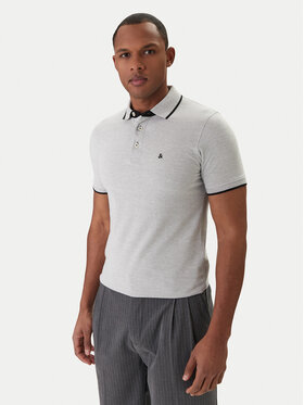 Jack & Jones Jack & Jones Pólóing Paulos 12136668 Szürke Slim Fit