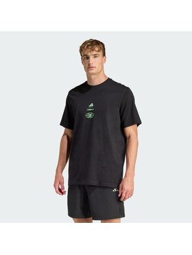 adidas adidas Koszulka techniczna 157379 Czarny Loose Fit