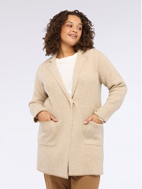 Fiorella Rubino Fiorella Rubino Cardigan M787L008186N012 Écru Regular Fit