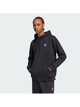 adidas adidas Bluza Trefoil Essentials Czarny Loose Fit