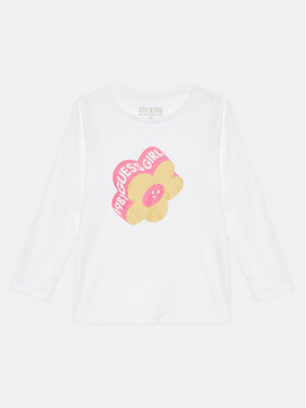 Guess Guess Блуза A4YI02 K6YW4 Бял Regular Fit