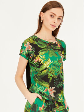 L’AF L’AF Bluzka Limona Zielony Regular Fit