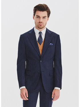 Pako Lorente Pako Lorente Marynarka P25WF-3G-006 Granatowy Super Slim Fit