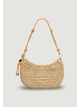 Desigual Desigual Τσάντα BAG_HALF LOGO RAFFIA WA Μπεζ