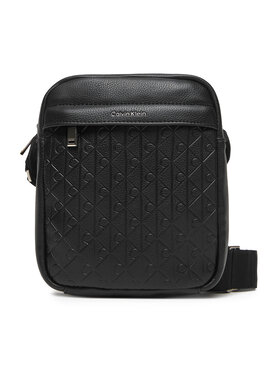 Calvin Klein Calvin Klein Brašna Emblem Emboss Reporter LV04D3204G Černá