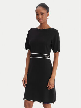 JOOP! JOOP! Úpletové šaty Kirla 10018002 Čierna Regular Fit