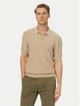 BOSS BOSS Polo H-Natalo 50561613 Beżowy Regular Fit