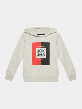 Jack&Jones Junior Jack&Jones Junior Majica dugih rukava 12237105 Siva Regular Fit