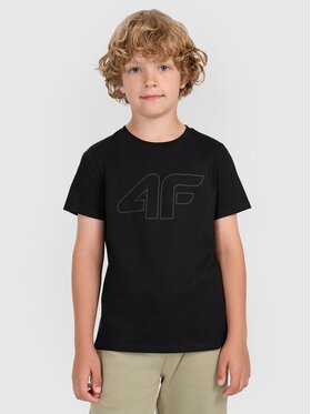 4F 4F Tričko 4FJWMM00TTSHM2331-20S Čierna Oversize