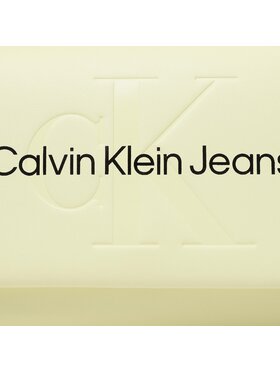 Calvin Klein Jeans Ročna Torba Sculpted Ew Flap Conv25 Mono K60K607198 Rumena