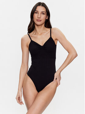 Deha Deha Боди B84001 Черен Slim Fit