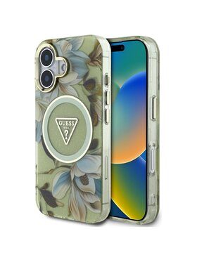 Guess Guess Etui na telefon Apple iPhone 16 Zielony