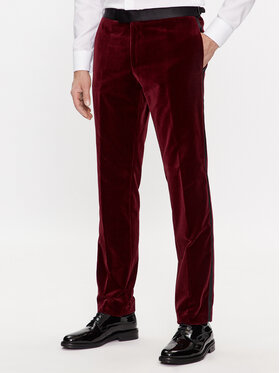 Boss Boss Pantalon de costume H-Genius-Tux-231 50484723 Bordeaux Slim Fit