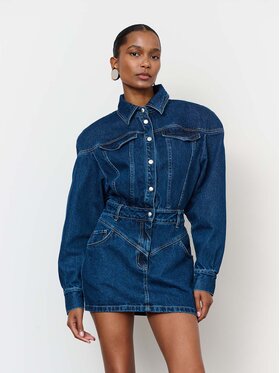 La Mania La Mania Každodenní šaty CASEY Tmavomodrá Classic Fit
