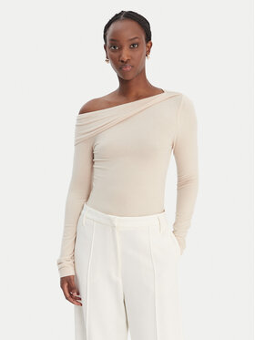 Guess Guess Блузка W6RP15 KD012 Бежевий Slim Fit