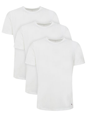 Tommy Hilfiger Tommy Hilfiger Комплект тениски UM0UM03929 Бял Slim Fit
