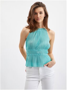 Orsay Orsay Bluzka 105110840000__XL Turkusowy Regular Fit