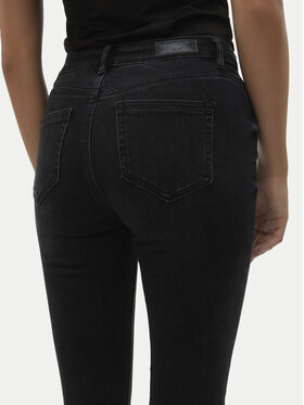 Vero Moda Jeans Hlače Flash 10298722 Črna Skinny Fit