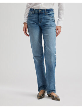 Lee Lee Jeansy LONDON Niebieski Straight Leg