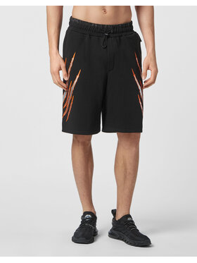 Plein Sport Plein Sport Pantaloncini 5515 Nero Jogger Fit