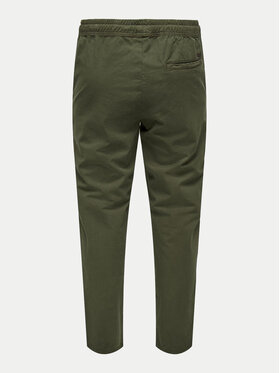 Only & Sons Chino Hlače Linus 22029765 Zelena Tapered Fit