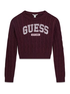 Guess Kids Guess Kids Sweter 183024 Brązowy Classic Fit
