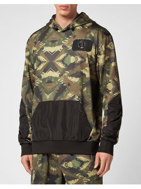 Plein Sport Plein Sport Mikina 7847 Čierna Regular Fit