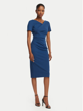 Rinascimento Rinascimento Abito da cocktail CFC0129420003 Blu scuro Slim Fit