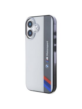BMW Motorsport BMW Motorsport Etui na telefon iPhone 16 Plus Szary