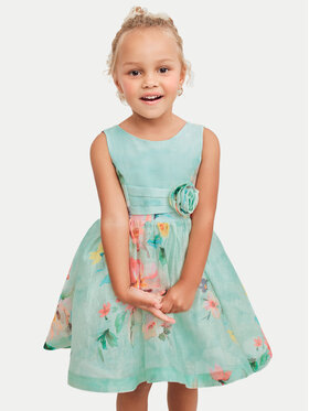 Abel & Lula Abel & Lula Rochie elegantă 5053 Verde Regular Fit