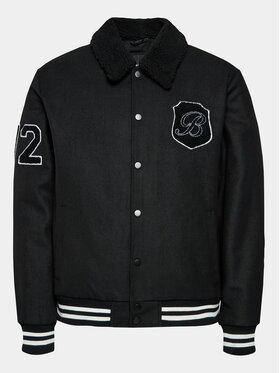 Brave Soul Brave Soul Bomber striukė MJK-DURDEN Juoda Regular Fit