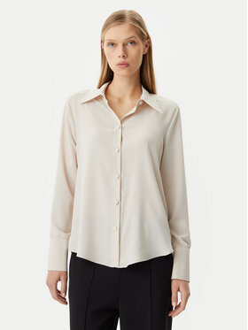 Rinascimento Rinascimento Koszula CFC0122916003 Beżowy Regular Fit