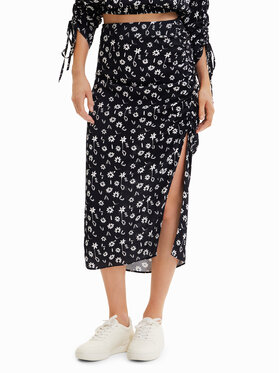 Desigual Desigual Midirock Zury 23SWFW17 Schwarz Regular Fit