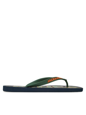 Jack&Jones Jack&Jones Джапанки Jfwlogo Palm Print Flip Flop Ln 12230642 Тъмносин