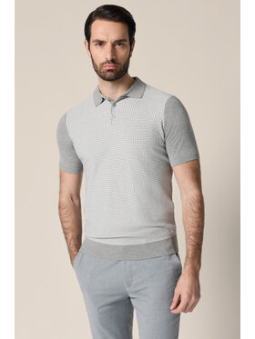 Lancerto Lancerto Polo Claudio PO073126000002 Szary Regular Fit