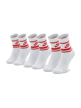 Nike Nike Set od 3 para unisex visokih čarapa Everyday Essential DX5089 Bijela