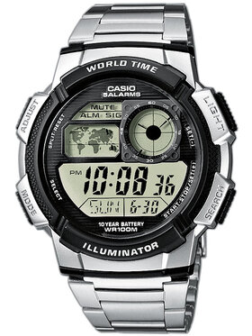 Casio Casio Zegarek AE-1000WD-1AVEF Srebrny