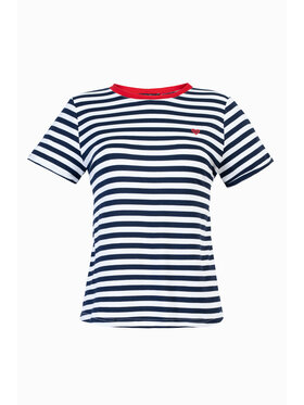 CLICK CLICK Bluzka 72-023 Czerwony Regular Fit