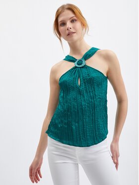 Orsay Orsay Bluzka 633022566000__36 Zielony Regular Fit