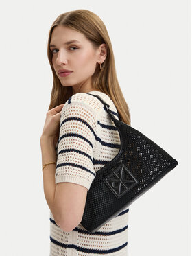 Calvin Klein Calvin Klein Torebka Emblem Mesh Shoulder Bag LV04F3381G Czarny