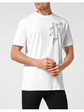 PHILIPP PLEIN PHILIPP PLEIN T-Shirt 9939 Biały Regular Fit