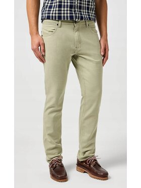 Wrangler Wrangler Spodnie materiałowe Greensboro Zielony Regular Fit